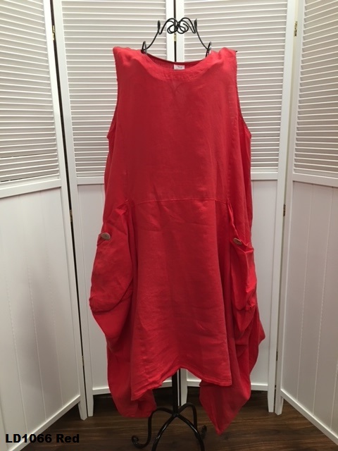 LD1066 Large Side Pocket Dress - Image 5