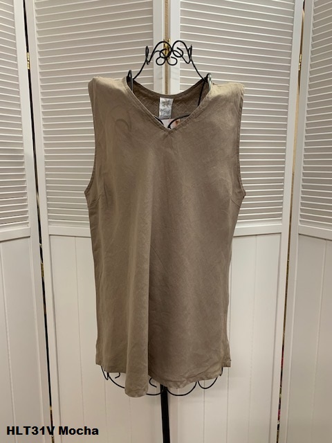 HLT31V V-Neck Bias Cut Tank - Image 6