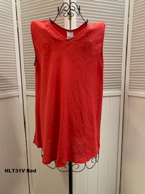 HLT31V V-Neck Bias Cut Tank - Image 7