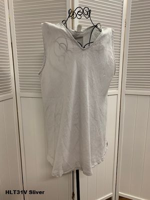 HLT31V V-Neck Bias Cut Tank *Plus Size* - Image 2