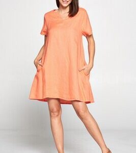 HLD1102 VNeck Short Dress