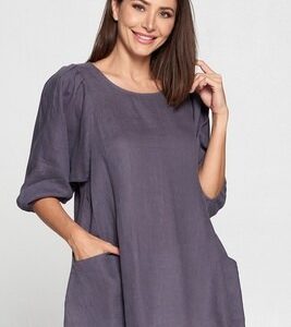 HLT377 Round Neck Artist Tunic