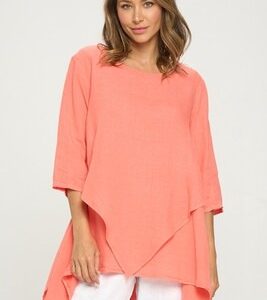 HLT700 Layered V Tunic *Plus Size*