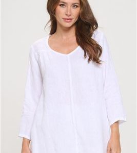 HLT619 Wide VNeck Top