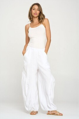 LP169 Shirring Leg Detail Pants - Image 6