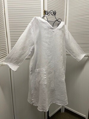 LD1001 VNeck 3/4 Sleeve Pocket Dress - Image 2