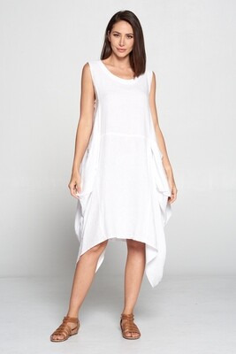 LD1066 Large Side Pocket Dress - Image 9