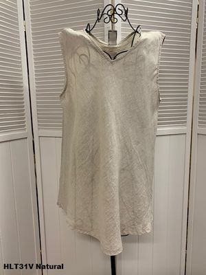 HLT31V V-Neck Bias Cut Tank *Plus Size* - Image 5