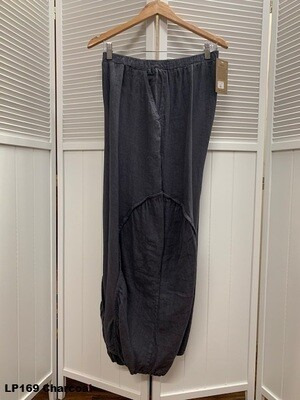 LP169 Shirring Leg Detail Pants - Image 4