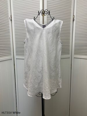 HLT31V V-Neck Bias Cut Tank *Plus Size* - Image 4
