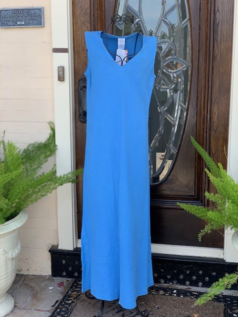 LD100 VNeck Bias Cut Long Dress - Image 4