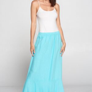 LS35 Long Ruffle Skirt